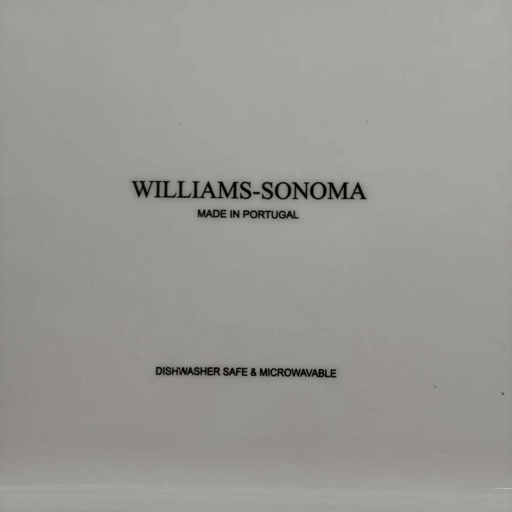 Williams-Sonoma Chateau Grigny 1989 Wine Label Square Serving Platter Portugal